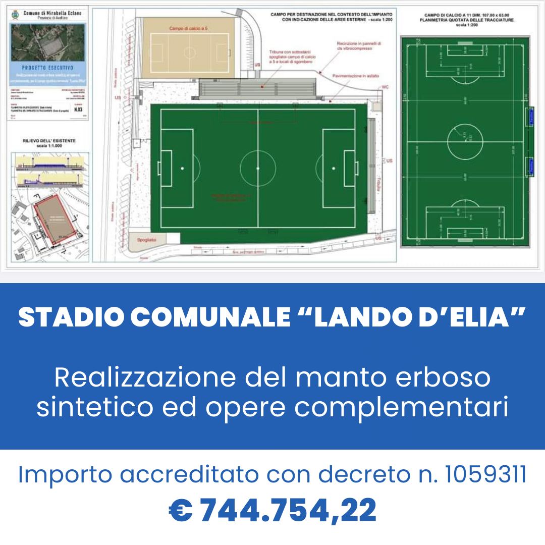 Stadio Comunale Lando DElia La Ristrutturazione