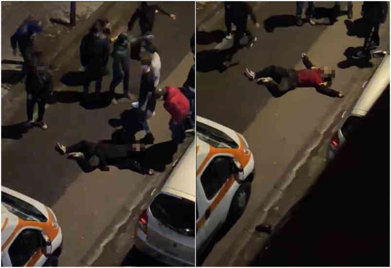 ragazzo accoltellato a napoli spuntano le immagini dell aggressione video