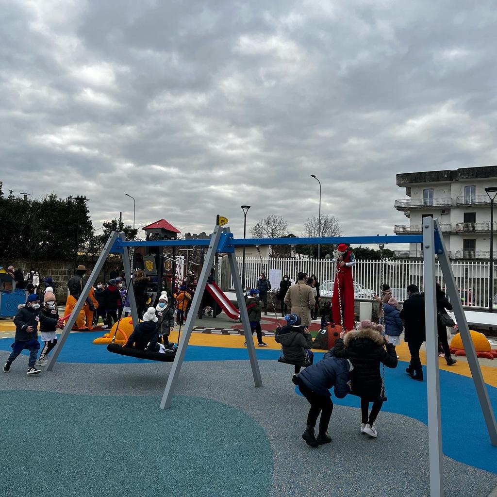 Acerra Inaugurato Il Nuovo Parco Giochi Comunale Inclusivo 4902