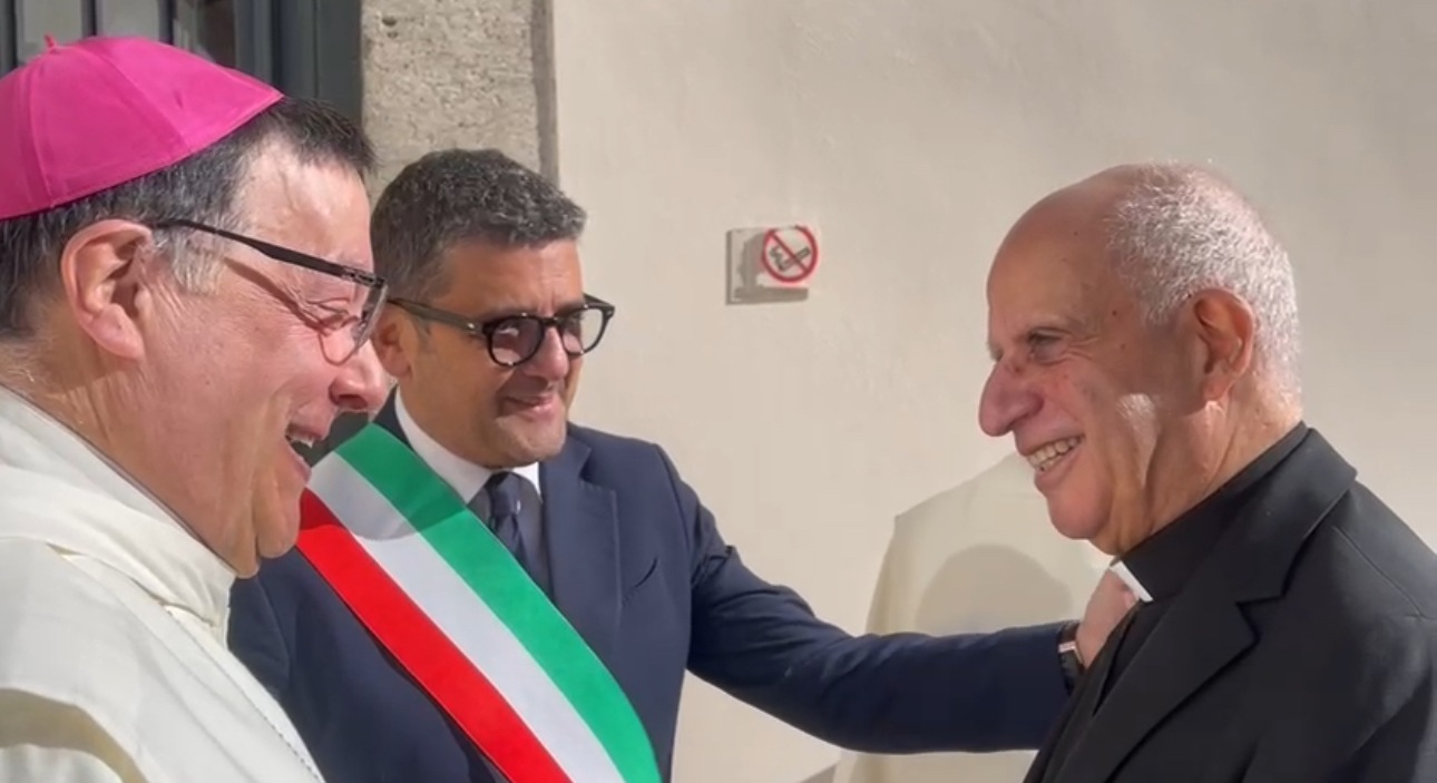 VIDEO/ Monsignor Fisichella: “Da Montevergine un messaggio di speranza”