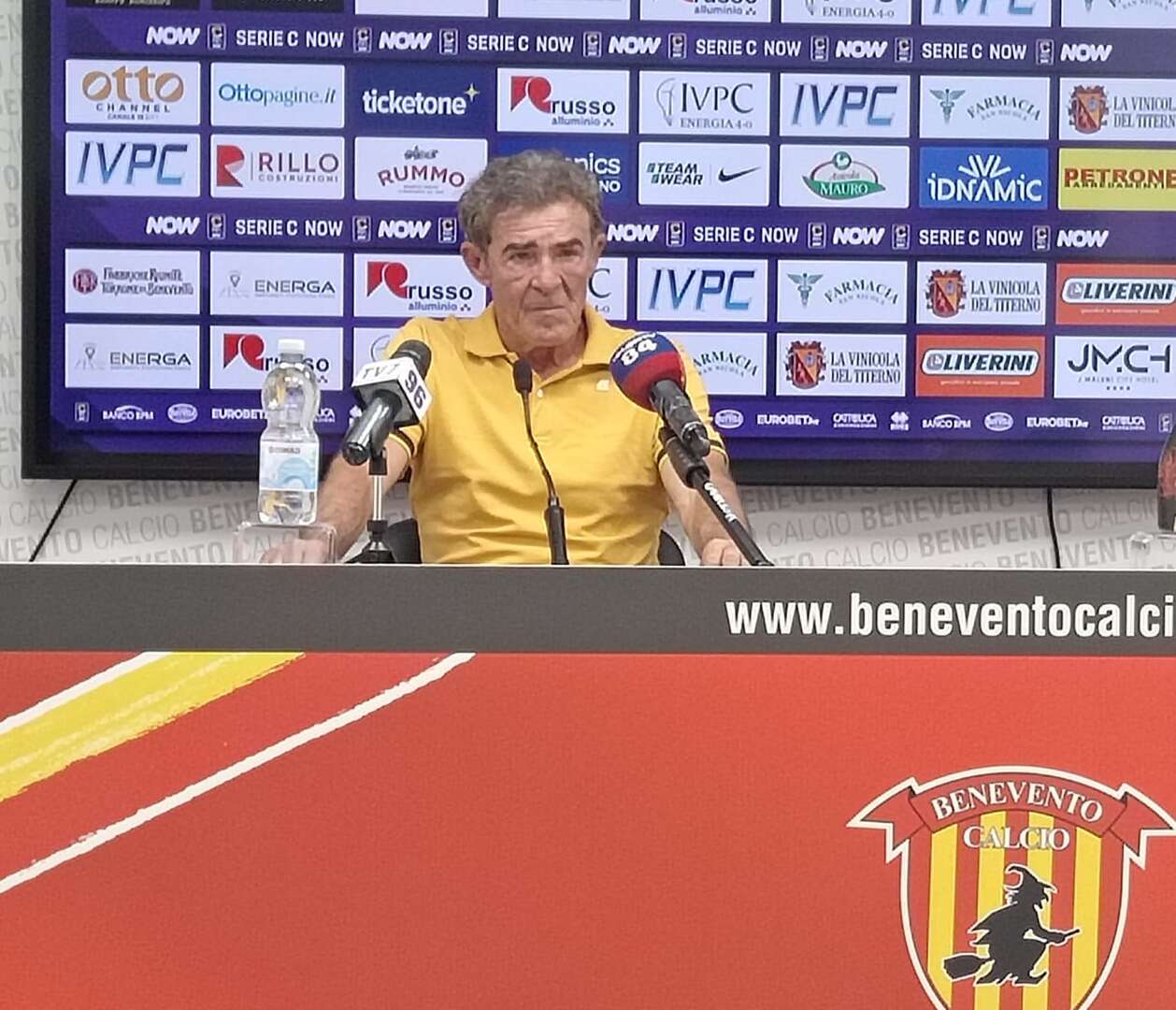 Benevento Potenza, a fine gara Auteri fa il pompiere: “Manconi è stato devastante, ora testa già alla prossima gara”