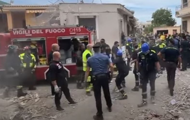 Crollo palazzina: individuato il cadavere dell’anziana