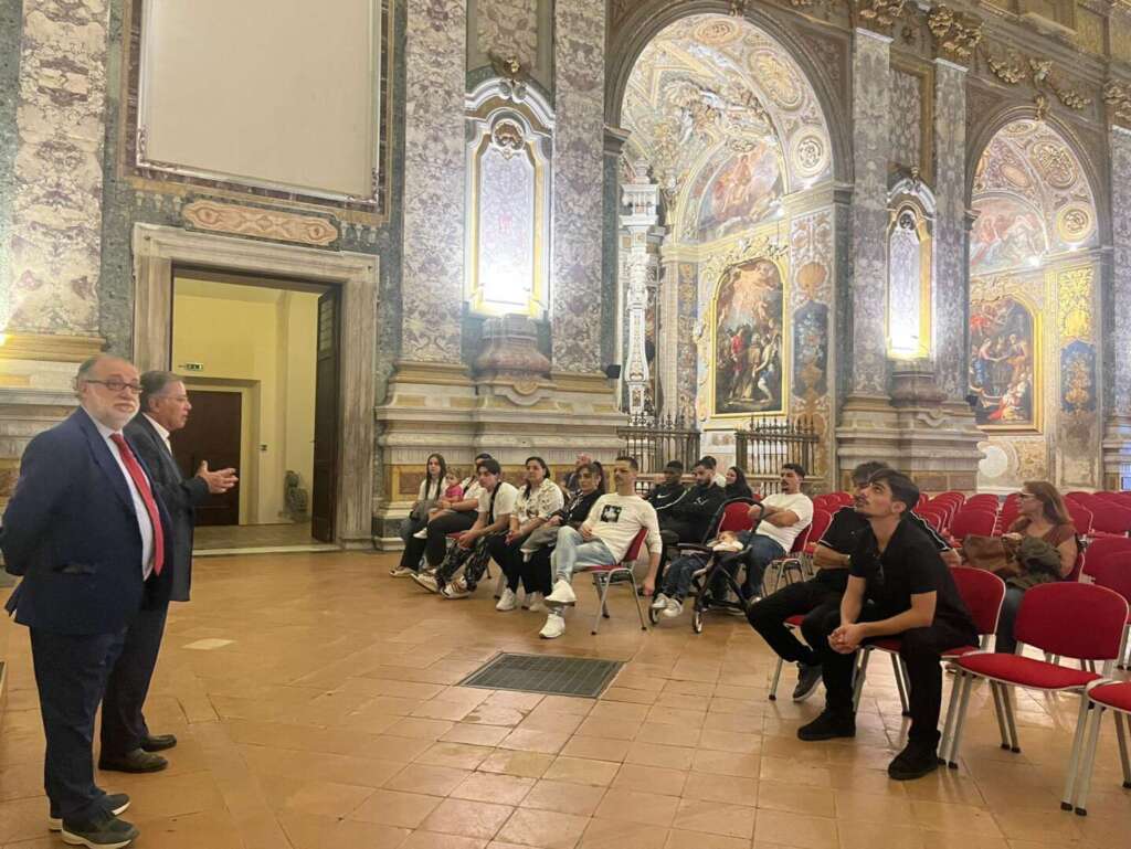 Una giornata che unisce lo sport e la cultura con un gruppo di detenuti del carcere di Secondigliano