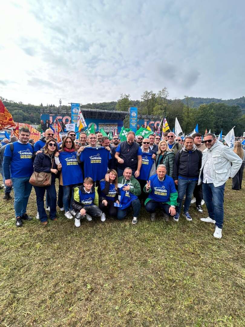 FOTO/ Pontida, Sannio presente al tradizionale raduno della Lega