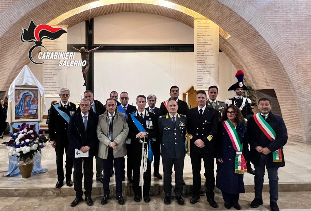 FOTO/ Salerno, i carabinieri celebrano la Virgo Fidelis