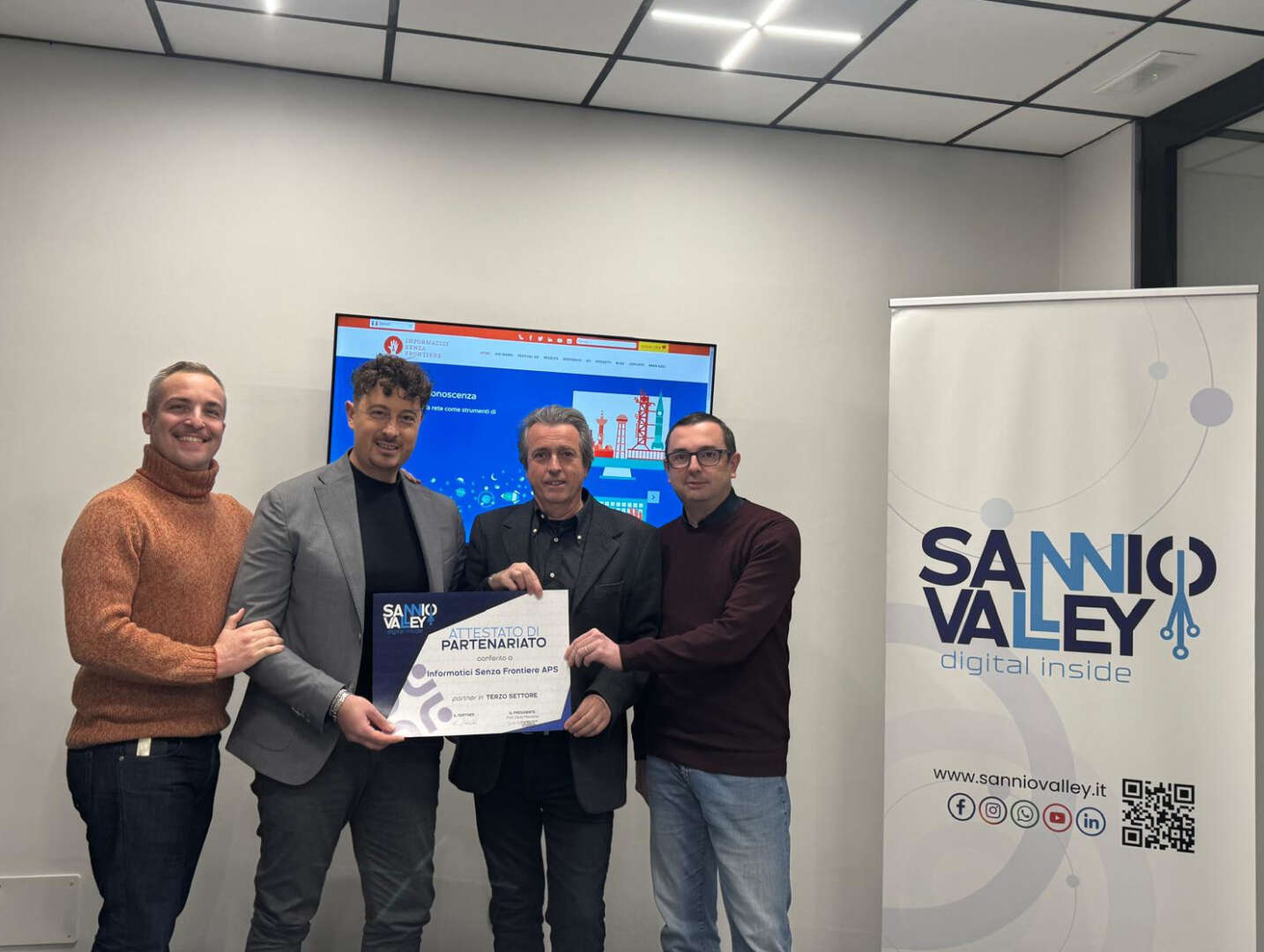 Sannio Valley e Informatici Senza Frontiere firmano un partenariato per l’innovazione e la solidarietà: al via “BITLandia”