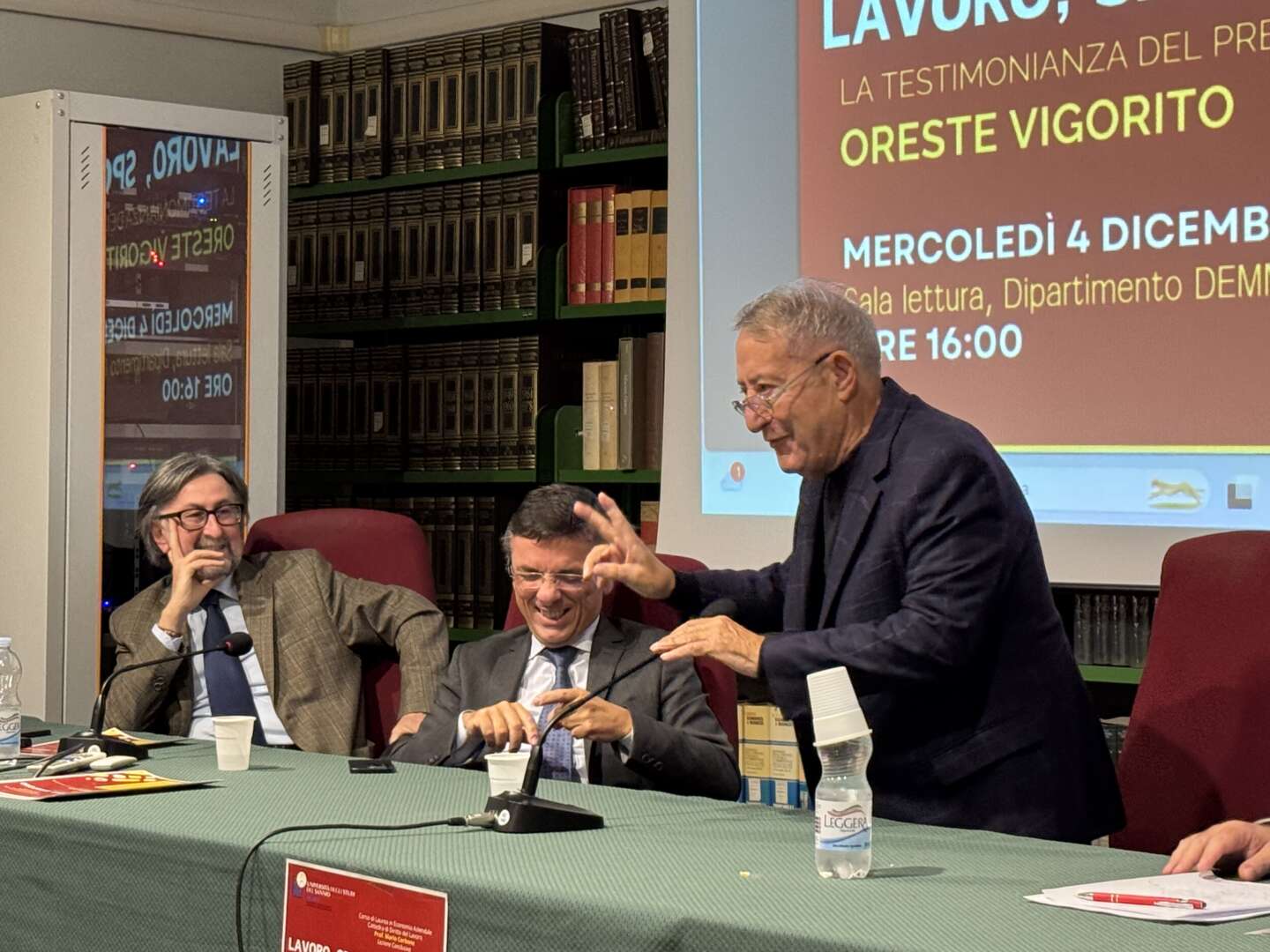 Unisannio: la lezione, di vita e di impresa, del presidente Vigorito