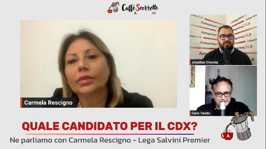 Rescigno (Lega) a ‘Caffè (s)corretto’: “Regionali? Solo nomi, non ho sentito parlare di programmi”