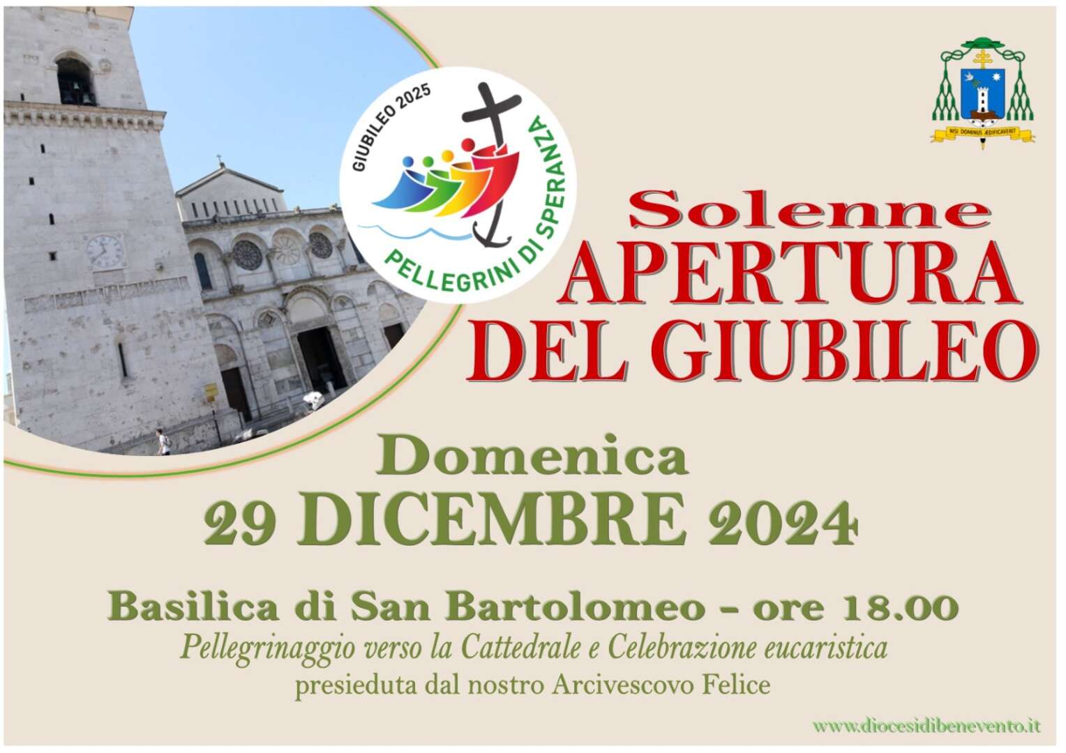 Arcidiocesi di Benevento, apertura dell’anno giubilare: domani la processione del Cristo spezzato