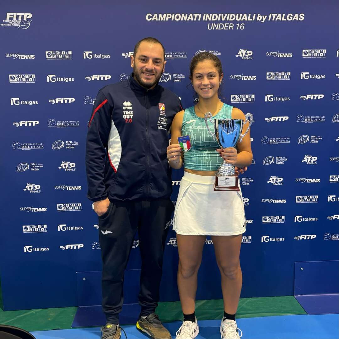 Tennis, Ylenia Zocco (Ct San Giorgio del Sannio) campionessa italiana di doppio Under 16