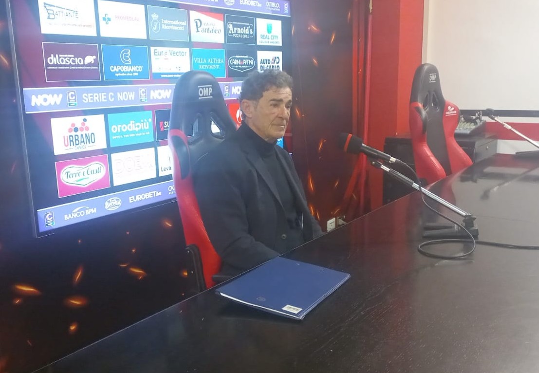 Foggia Benevento, Auteri: “Intimoriti nei primi 20? e non deve più succedere, preso il 2 2 a difesa schierata”