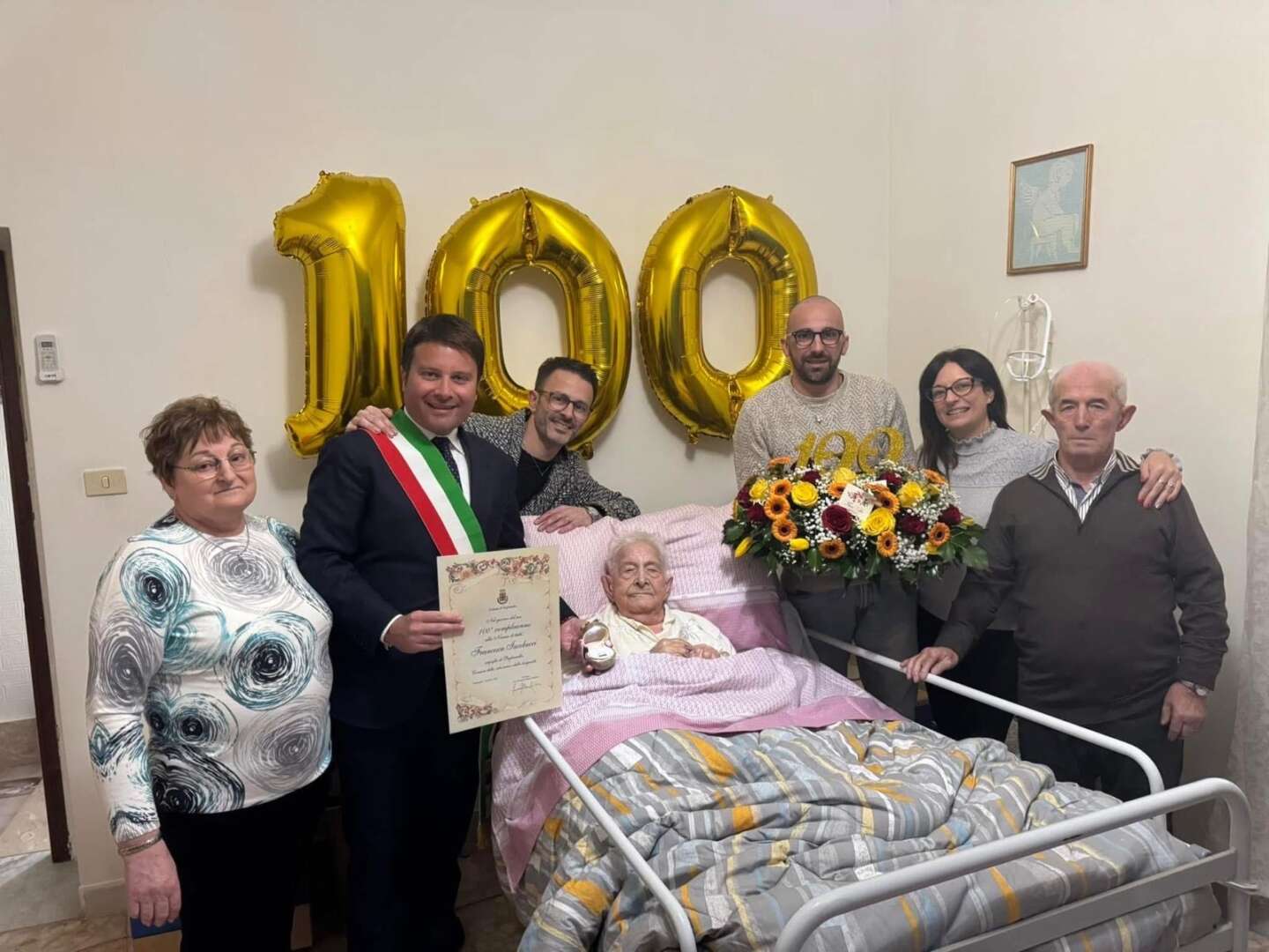 Puglianello in festa per i 100 anni di Francesca Iacobucci, la “Nonna di tutti”