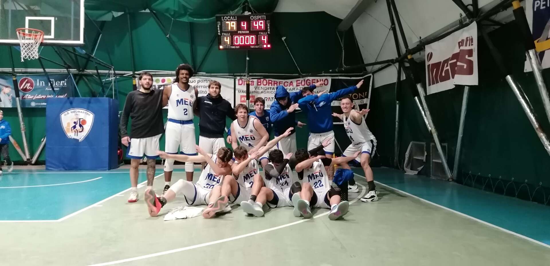 Basket, DR1: Gs Meomartini devastante contro Cava, sanniti chiudono a +30