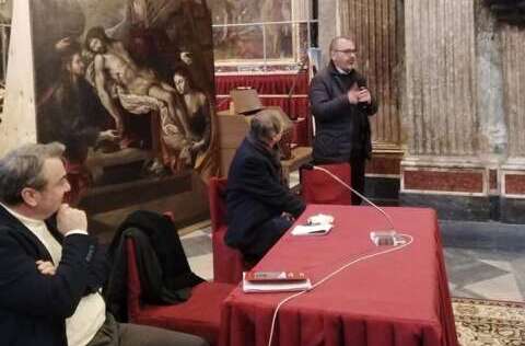 Airola, la Pro Loco presenta la tela restaurata “La vergine addolorata con il corpo di Cristo deposto dalla croce”