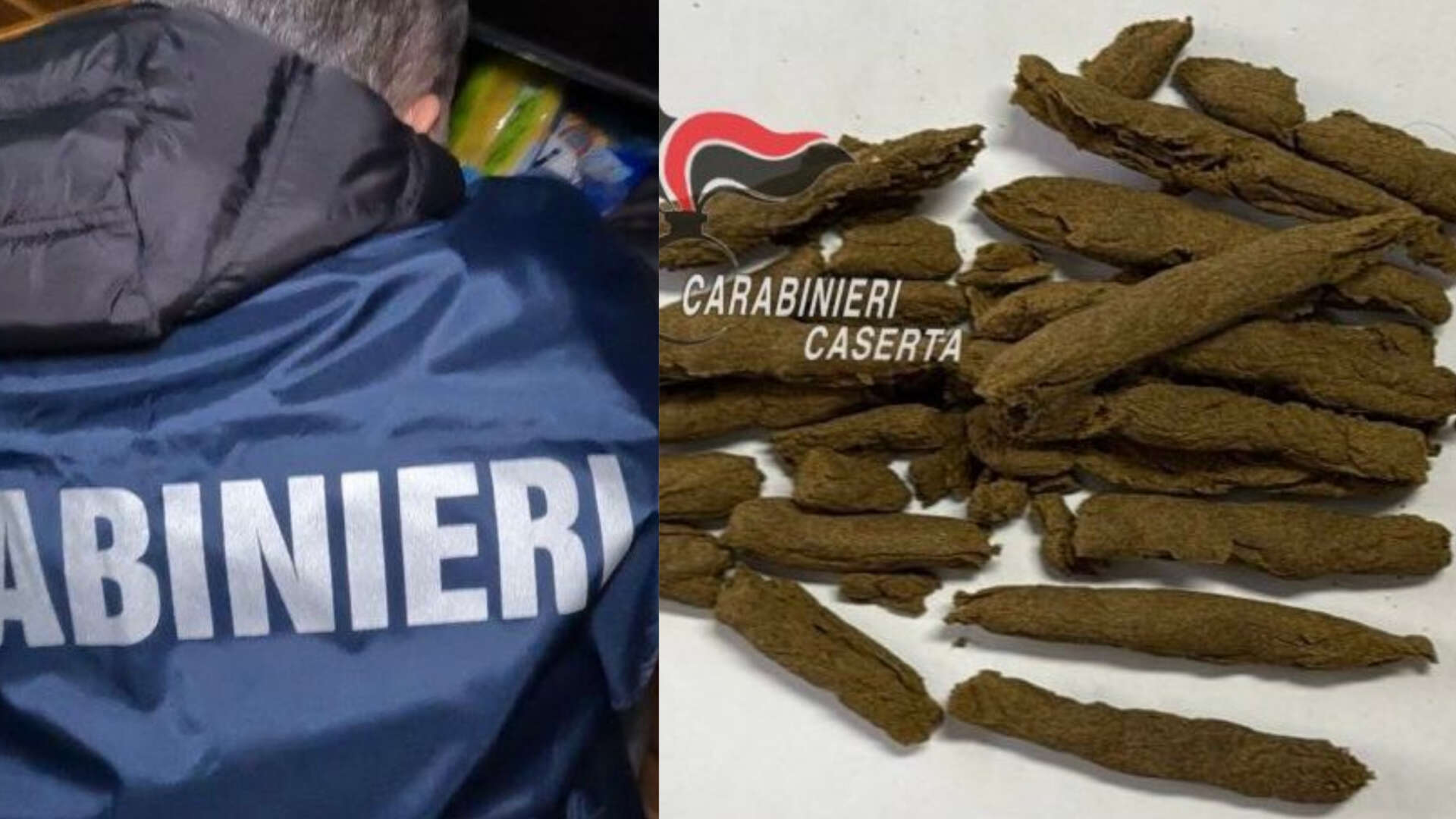 TikTok lo incastra: si vantava con armi sui social, arrestato con 18 stecche di hashish