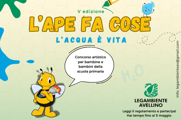 “L’Ape fa cose”, il concorso per bambini di Legambiente