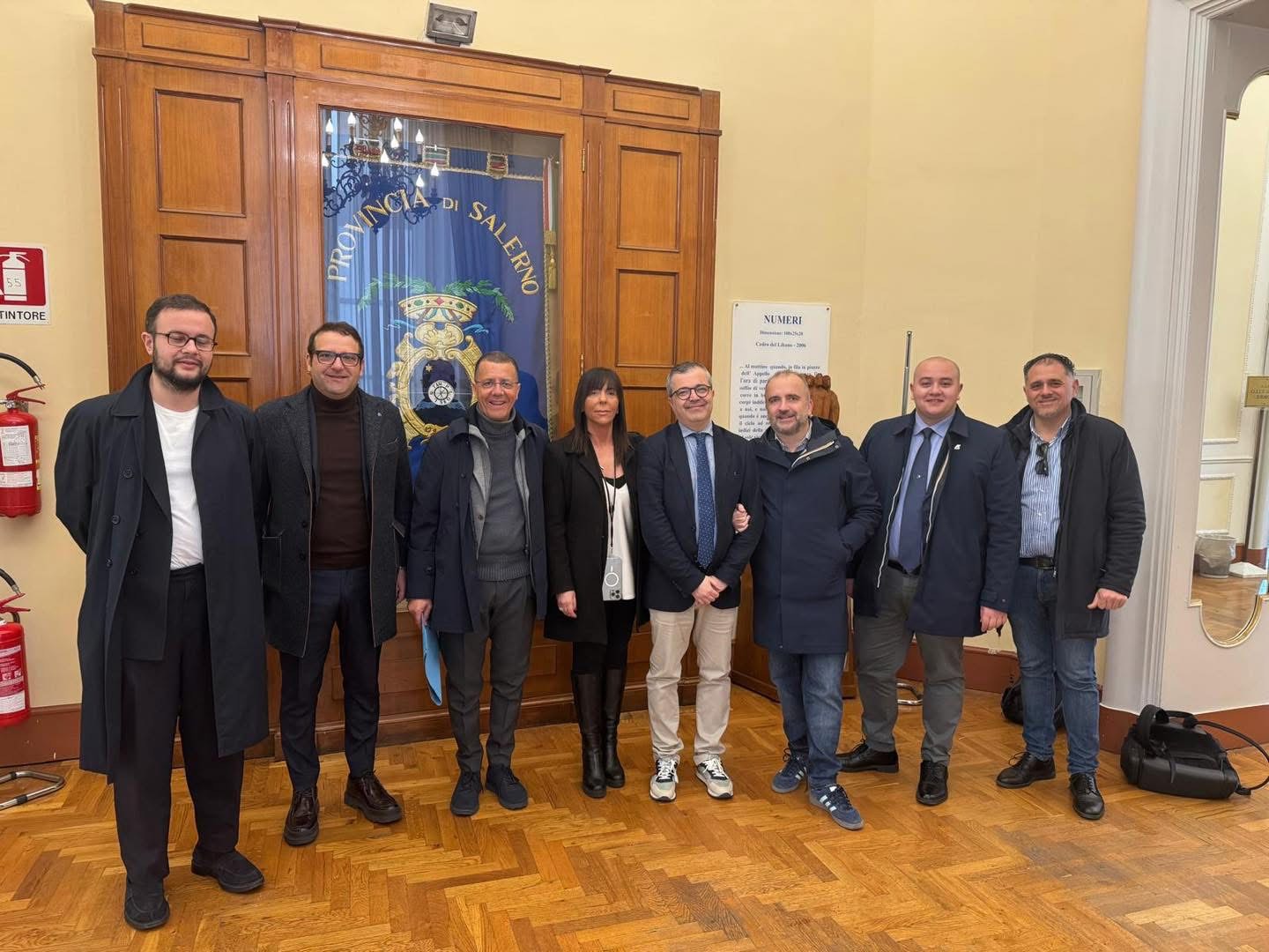 Provinciali a Salerno, il centrodestra ufficializza la candidatura di Rinaldi