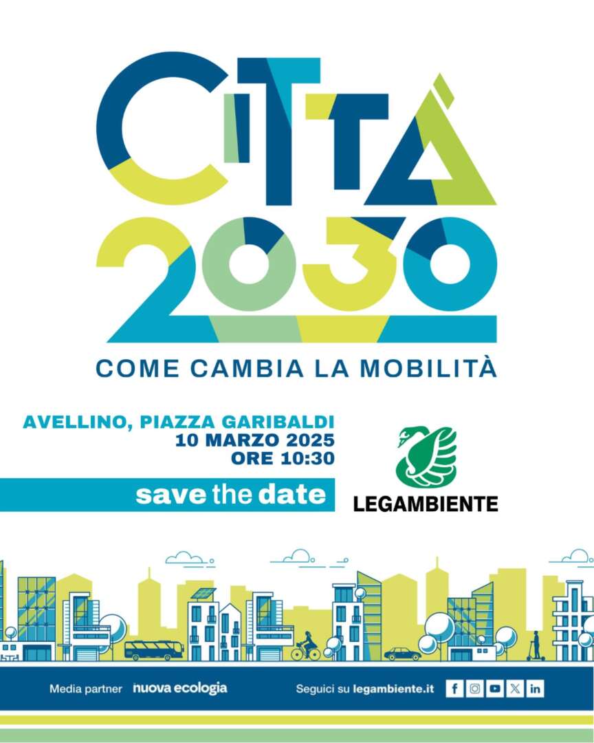 Ad Avellino la tappa di Legambiente “Città 2030, come cambia la mobilità”