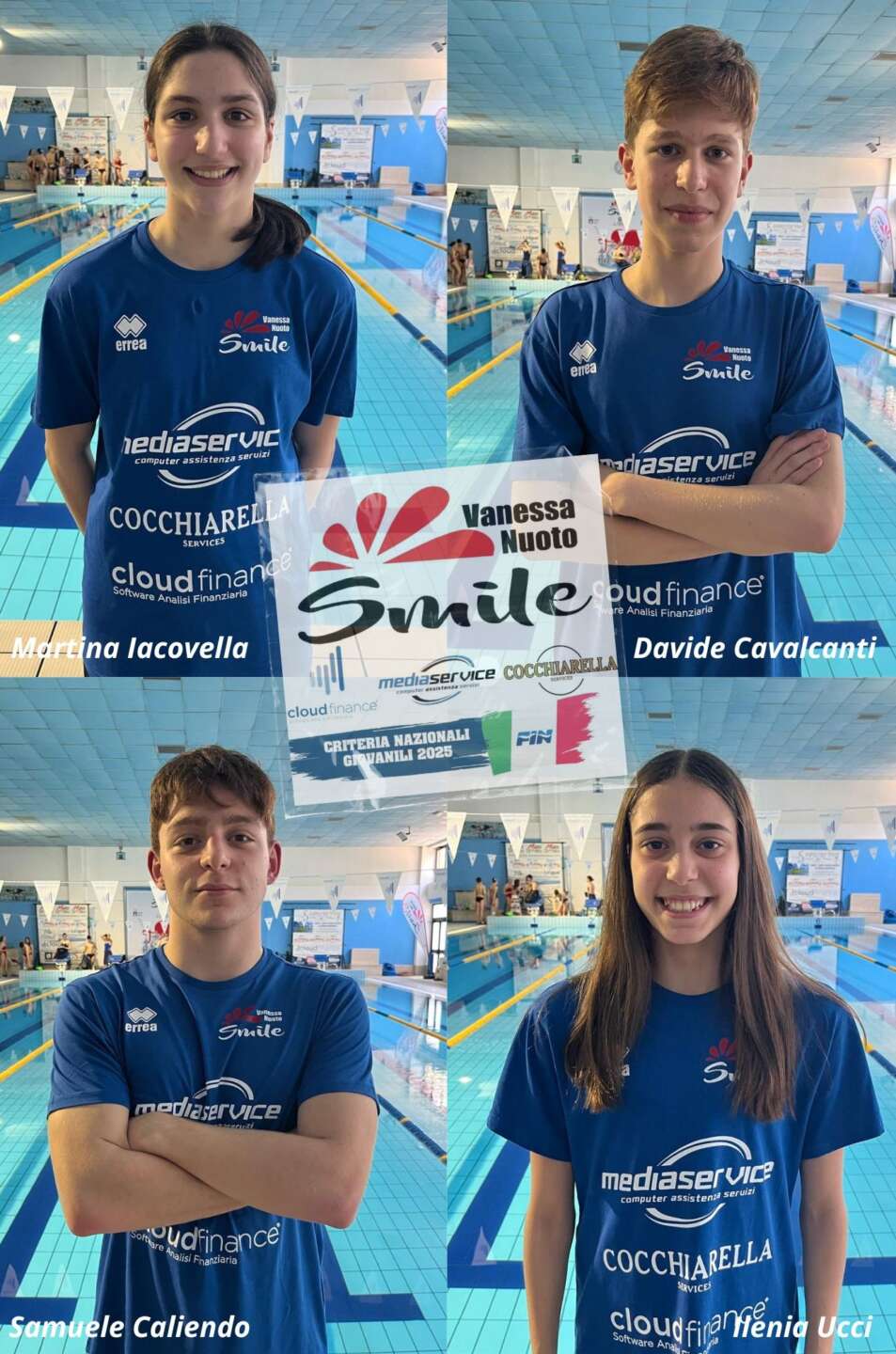 Vanessa Nuoto Smile, quattro qualificati ai “Criteria Nazionali Giovanili”